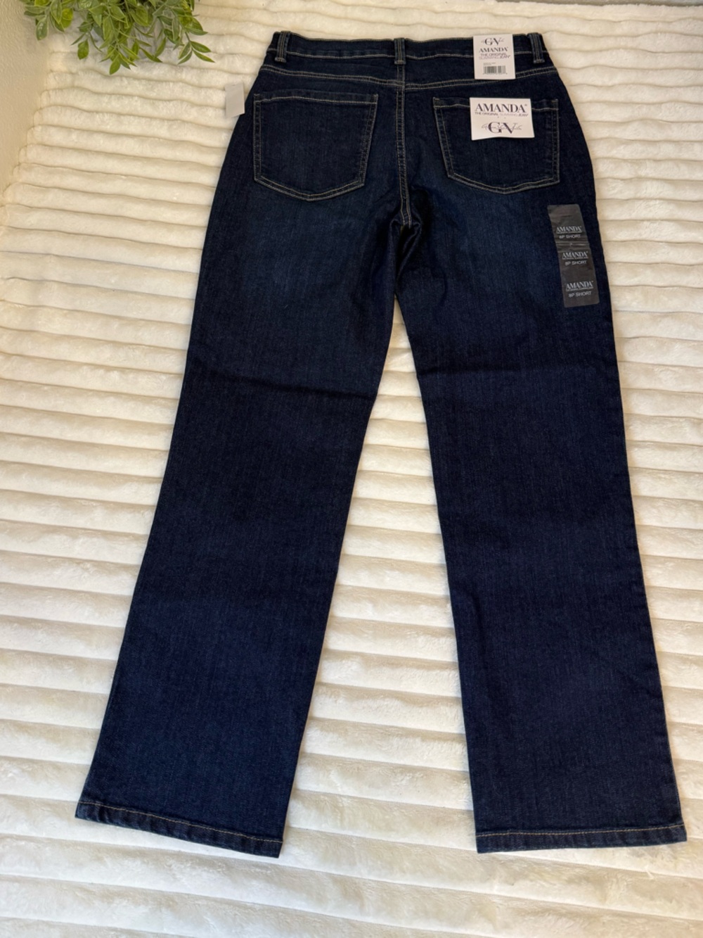 Gloria Vanderbilt Amanda slimming jeans size 8P Short - Picture 11 of 12